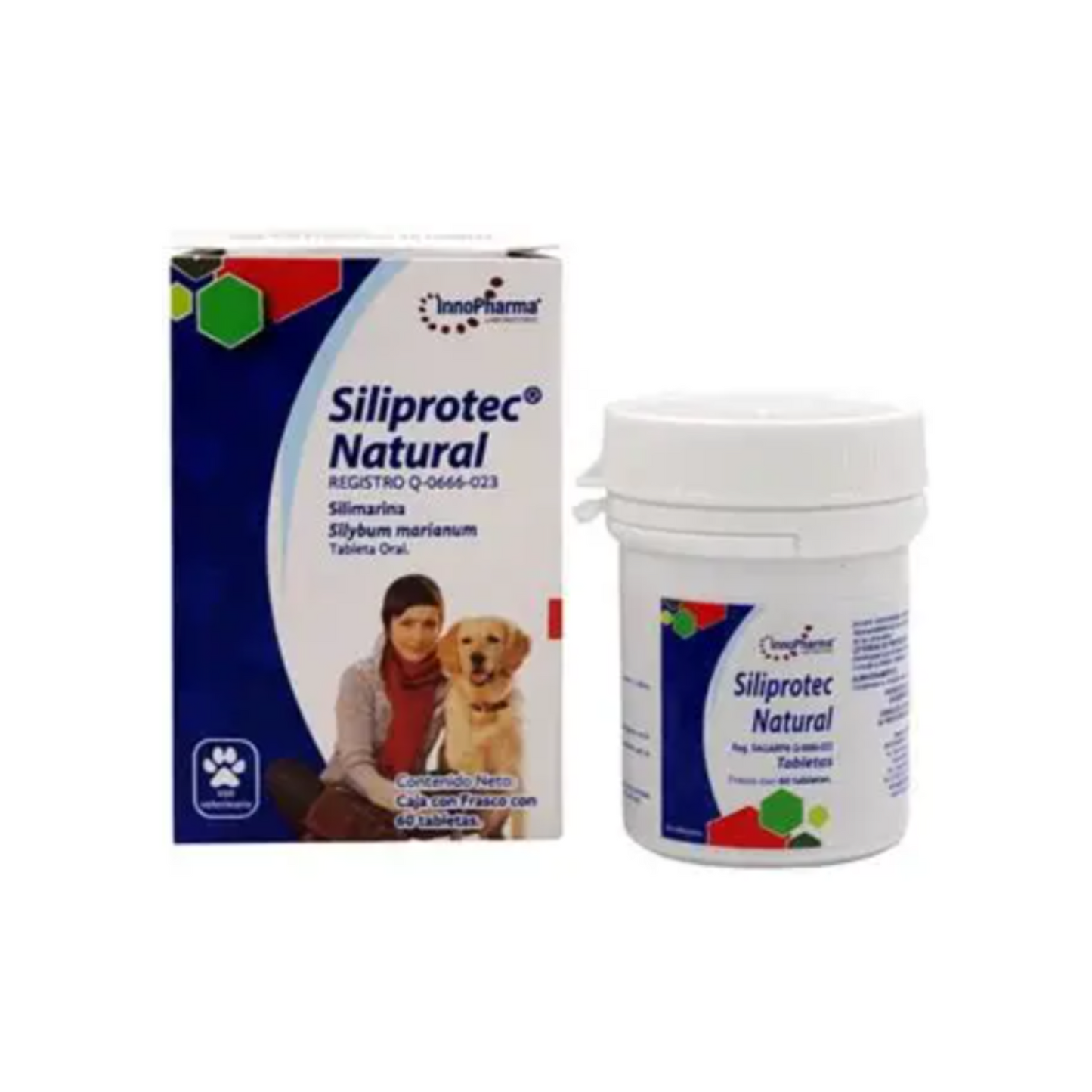 Siliprotec Silimarina Veterinaria 100 mg 60 Tabletas