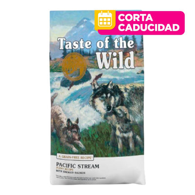 CORTA CADUCIDAD 11/04/2026 Taste Of The Wild Pacific Stream Puppy Sálmon Ahumado 2.28 kg