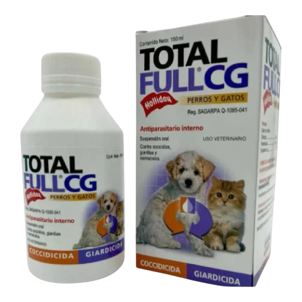 Total Full CG Perros y Gatos Antiparasitario 150 ml Holliday