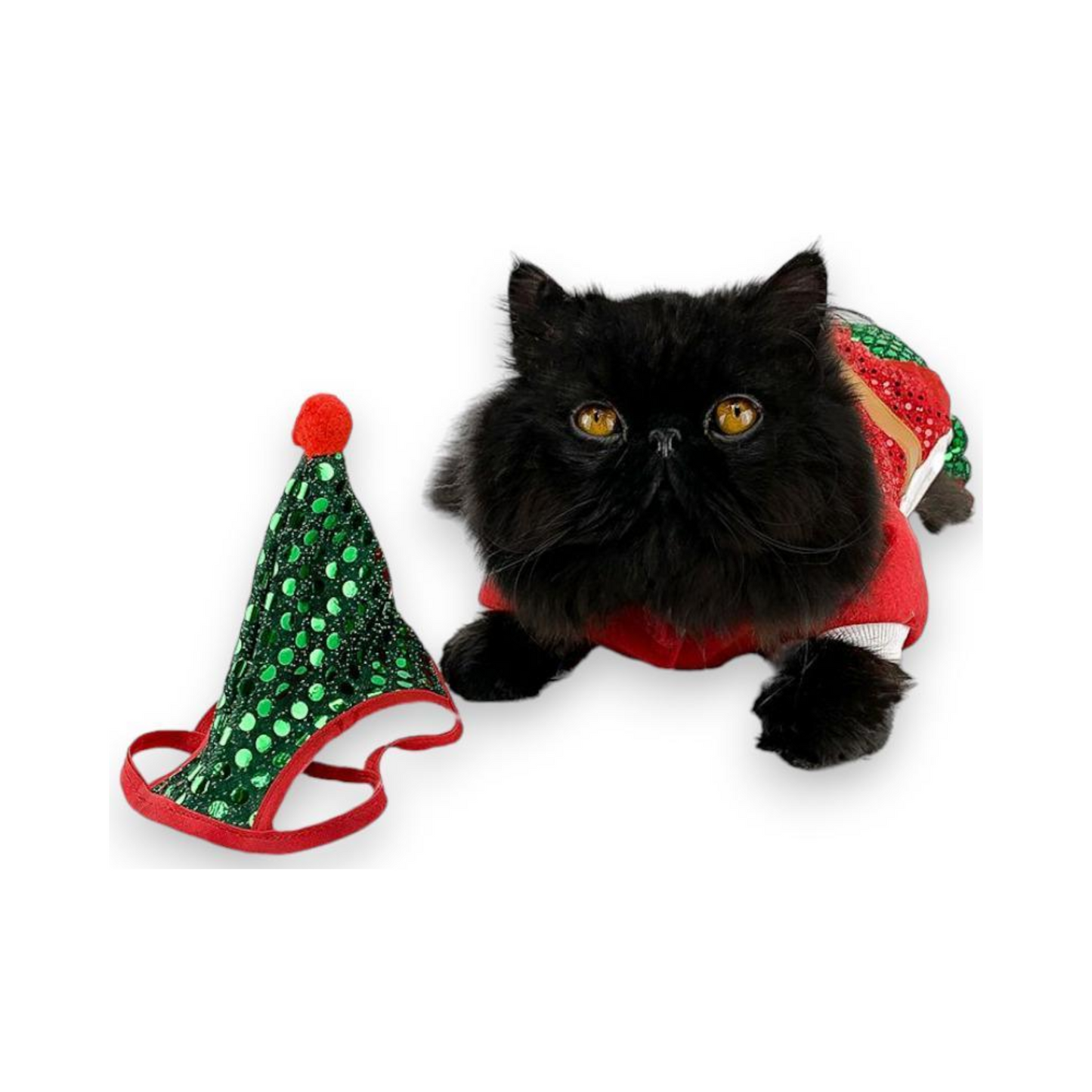 Toutmignon Traje de Duende Color Rojo con Verde Talla 0