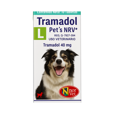 Tramadol Pets NRV L 10 Tabletas Norvet