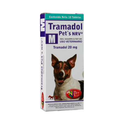 CORTA CADUCIDAD Tramadol Pets NRV M 10 Tabletas Norvet