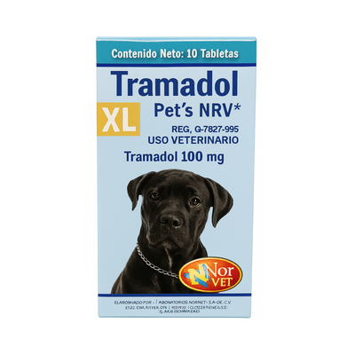 Tramadol Pets NRV XL 10 Tabletas Norvet