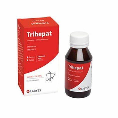 Trihepat 100 ml de Labyes, protector y regenerador hepático natural con silimarina para perros y gatos