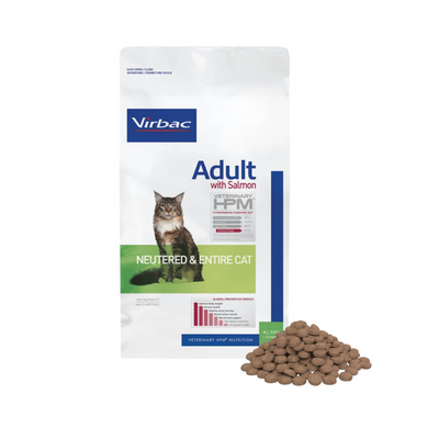 Virbac HPM Cat Adult Salmon Neutered & Entire 3 kg