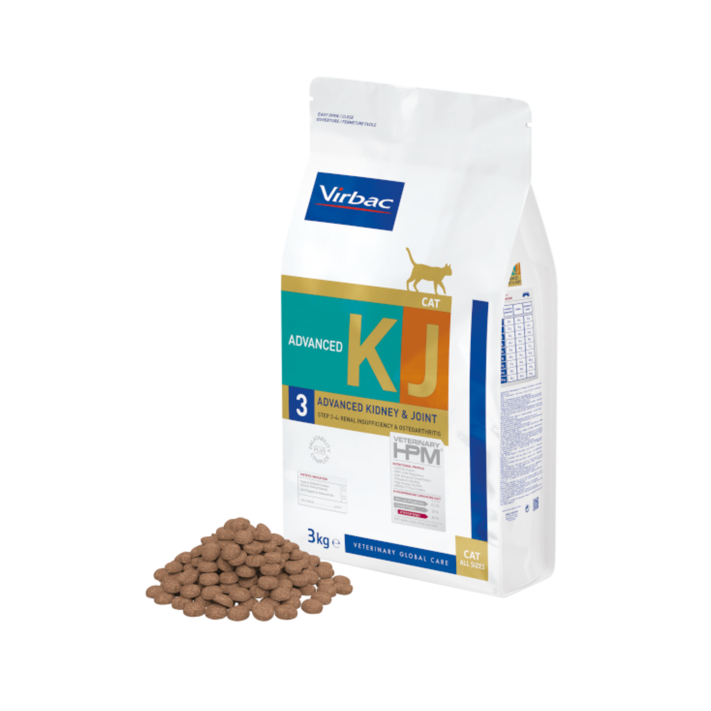 CORTA CADUCIDAD 02/07/2026 Virbac HPM Alimento Seco para Gato Advance Kidney and Joint 1.5 Kg