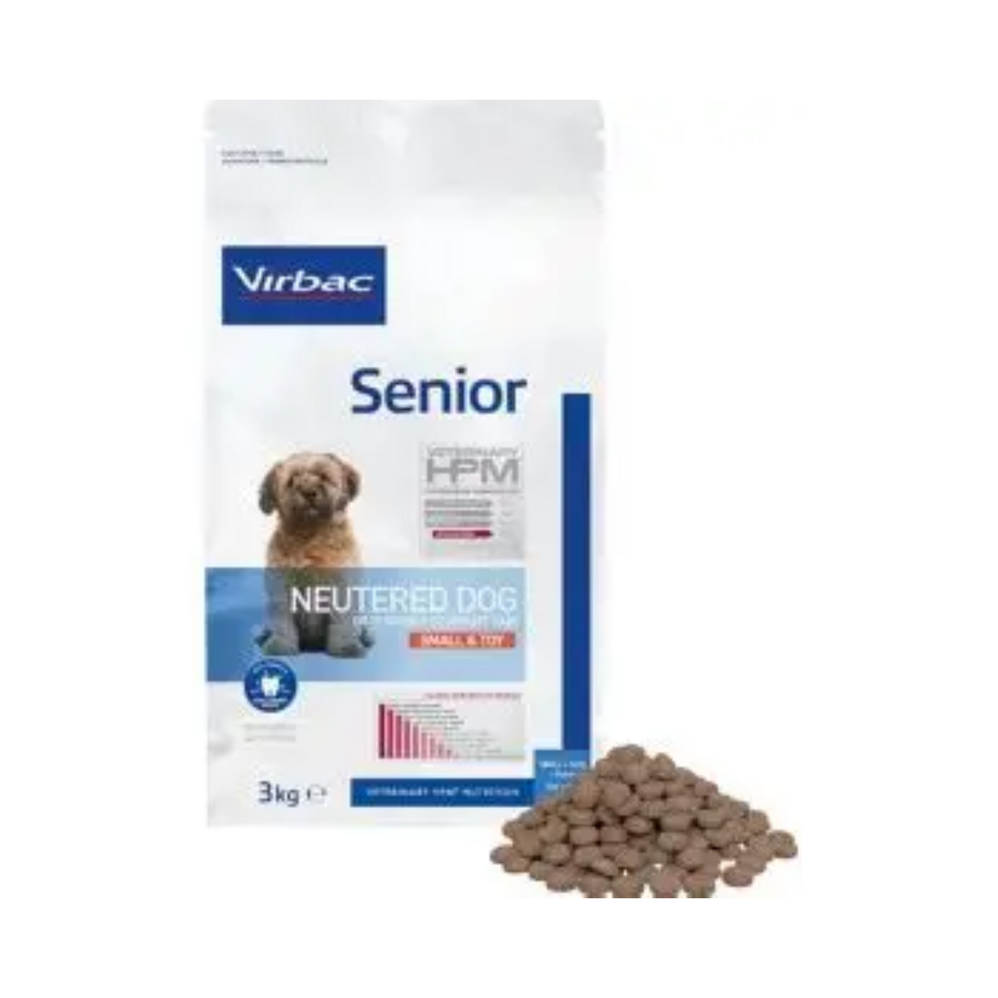 Virbac HPM Dog Senior Neutered Small & Toy 3 Kg
