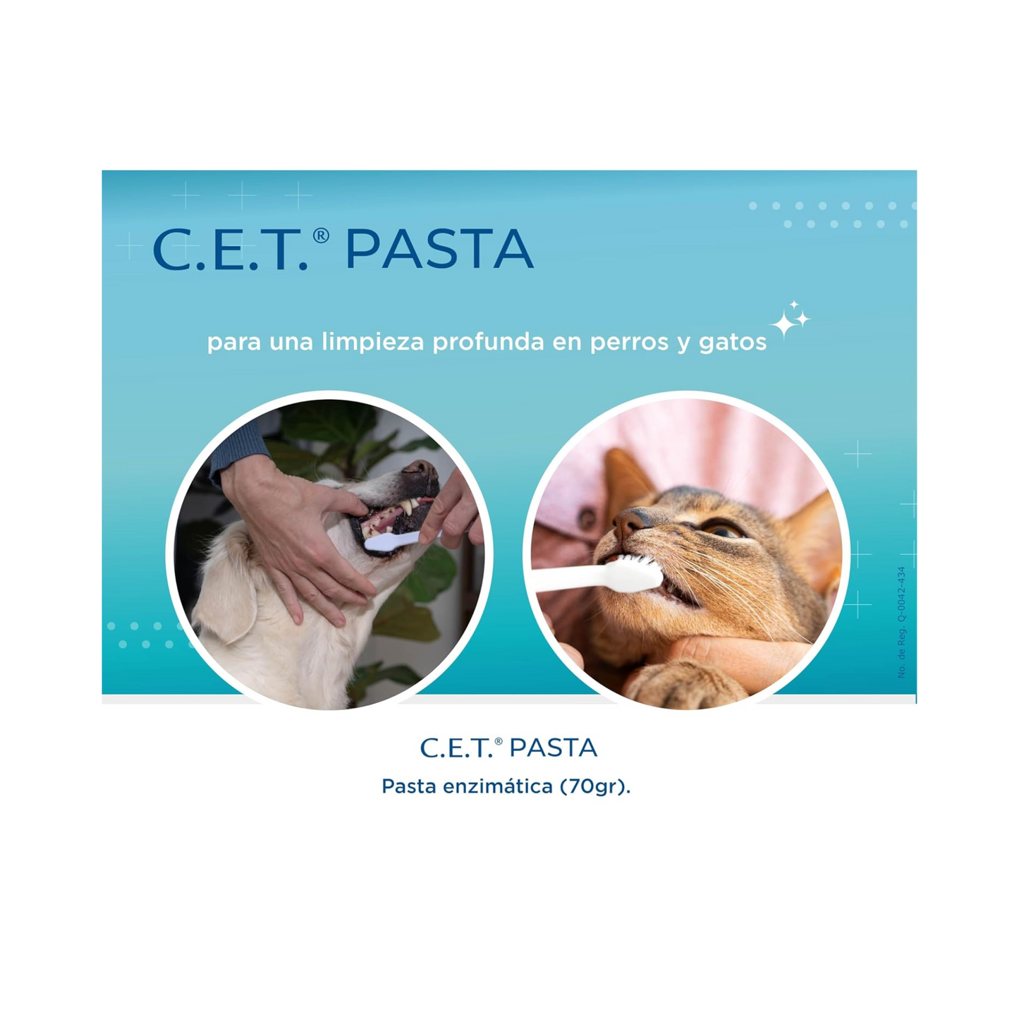 Pasta C.E.T Virbac Dentífrica Enzimática Sabor Pollo en Tubo de 70 g