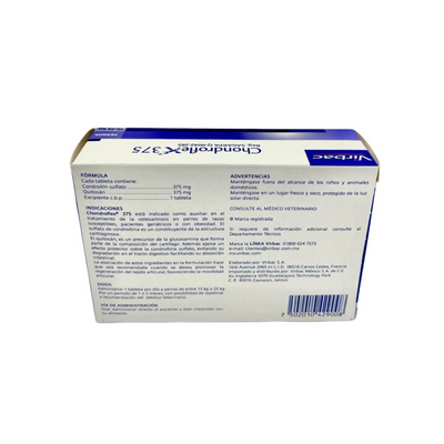 Virbac Chondroflex 375, Caja con 30 Tabletas