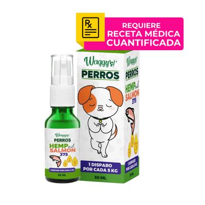 Waggys Salmón Aceite Relajante para Perro 375 Mg