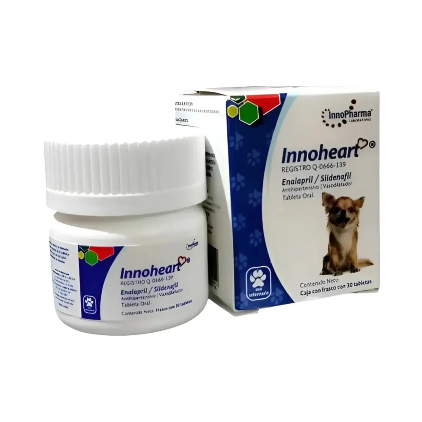 Innoheart, Antihipertensivo y Vasodilatador, 30 Tabletas, Innopharma