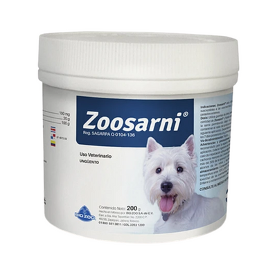CORTA CADUCIDAD Zoosarni, ungüento para perros 200 g, Bio Zoo