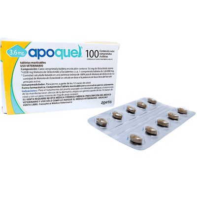 Apoquel 3.6 mg con 100 Tabletas