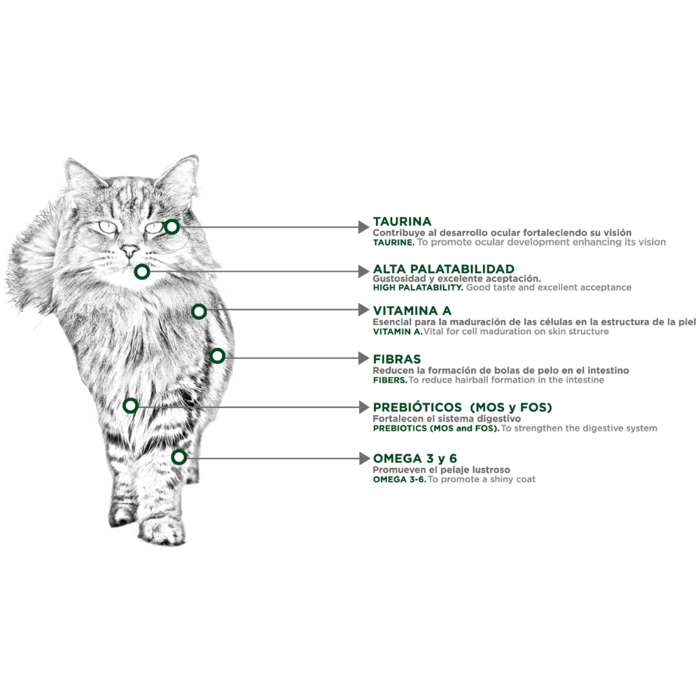 Nupec Felino Hairball 3 Kg - AniMALL