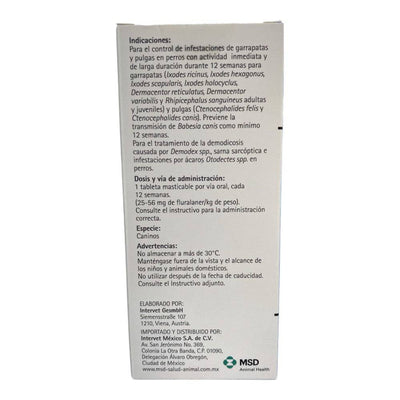 Bravecto 20 a 40 Kg