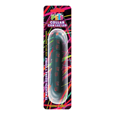 collar de led para perro