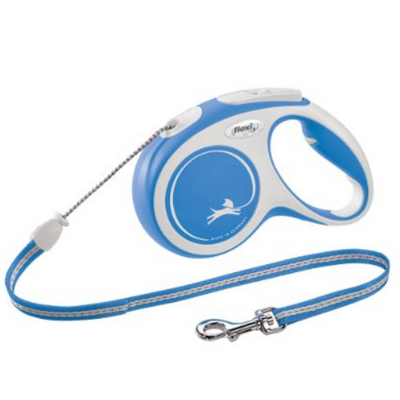 Flexi Correa Retractil New Confort Mediana Color Azul