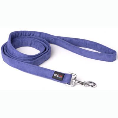 Dogline Correa De Microfibra Color Morado Para Perro Talla Grande