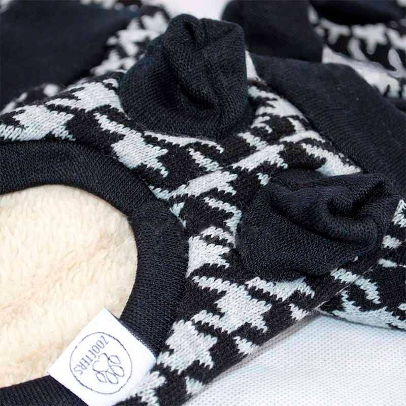 Suéter a cuadros blanco y negro Talla 14 - AniMALL