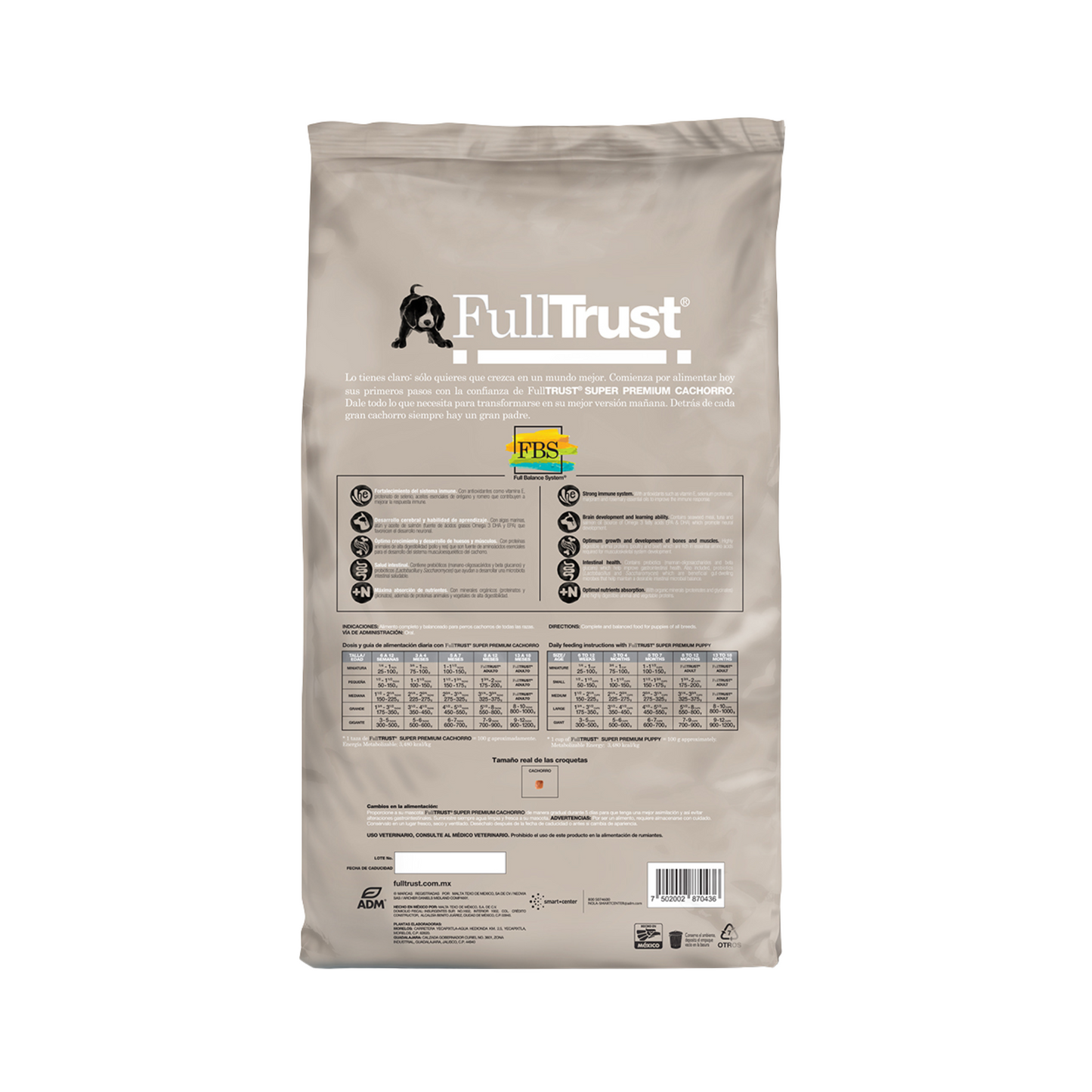FullTrust Cachorro razas medianas 8kg