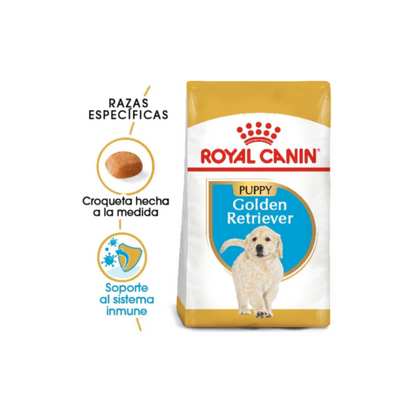 Bulto de croquetas Royal Canin Golden Retriever Puppy 13.6 kg - AniMALL