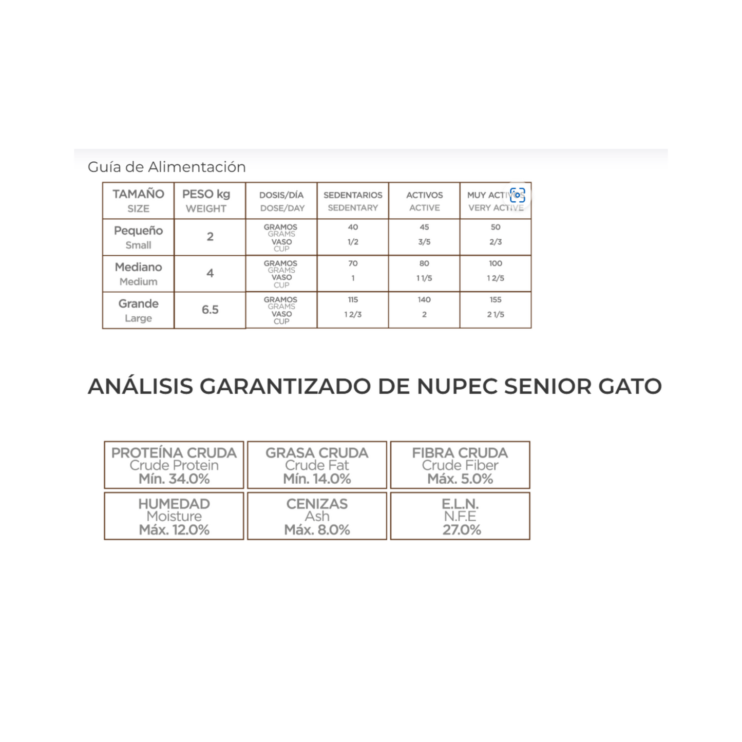 nupec gato 3 kg