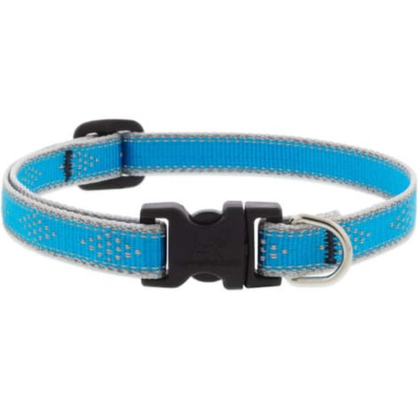 Lupine Pet Collar Color Azul Neón Con Broche Para Perro Talla Grande 41 a 71 cm