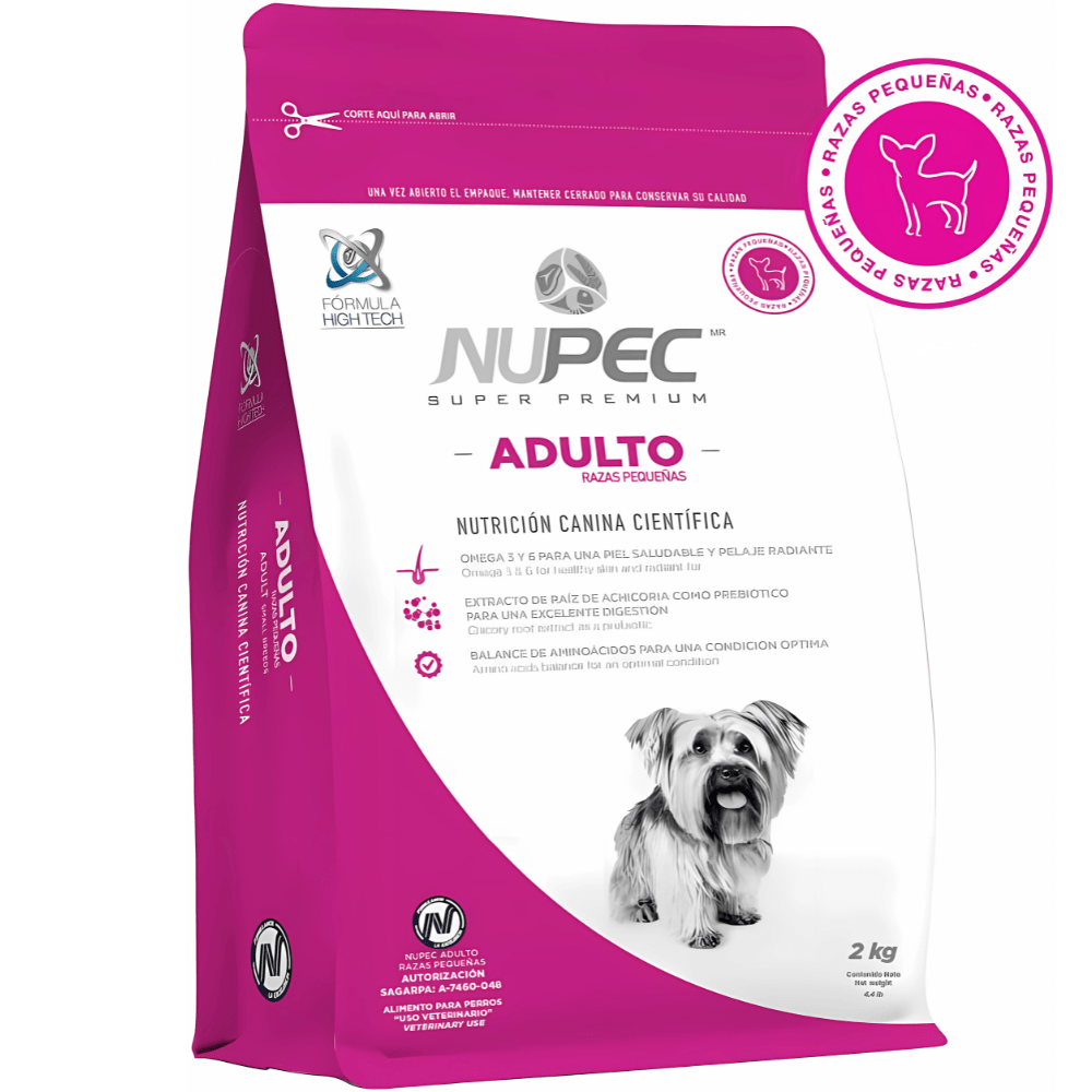 Nupec Perro Adulto Raza Pequeña 2 Kg - AniMALL