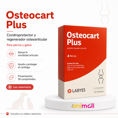 Osteocart Plus Caja con 30 Comprimidos, Labyes