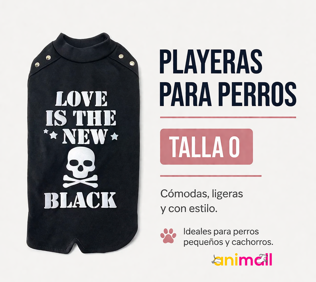 playera para perro