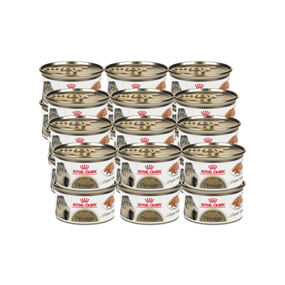 24 Latas Royal Canin Persian Adult Alimento Húmedo para Gato Adulto Paté en Salsa 85 g