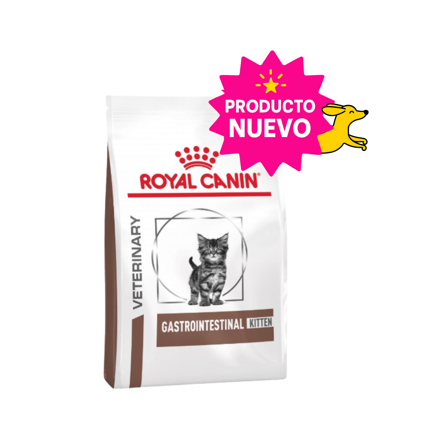 CORTA CADUCIDAD 31 Ago 2026 - ROYAL CANIN VET GASTROINTESTINAL FELINO KITTEN 2 KG