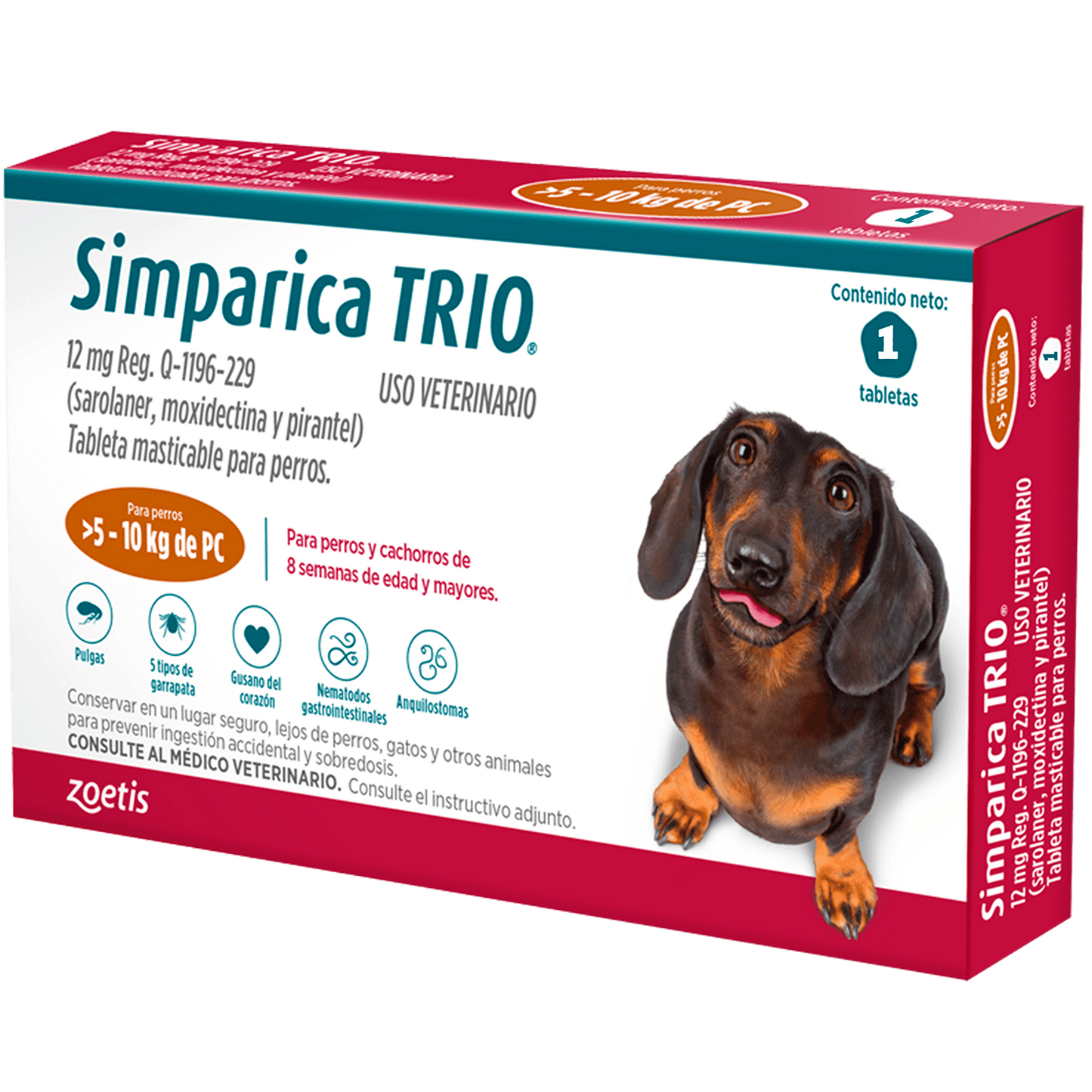 simparica triple 5 a 10 kg