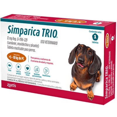 simparica triple 5 a 10 kg