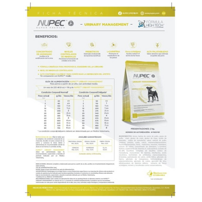 Nupec Perro Urinary Management 2 Kg