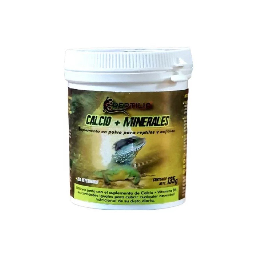 Oferta (Corta Caducidad) - Suplemento de Calcio con Vitamina D3 para Reptiles 135 G Acuario Lomas