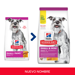 Hill's Science Diet - Alimento para Perro Small and Mini Adult 7+ - 2.04 Kg