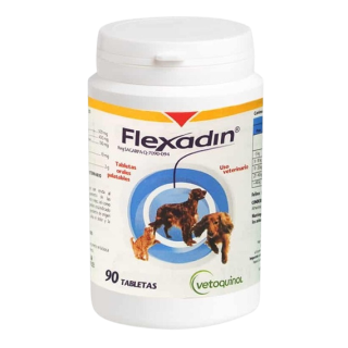 Oferta (Corta Caducidad) -Flexadin, Suplemento articular para perros y gatos, 90 tabletas,...