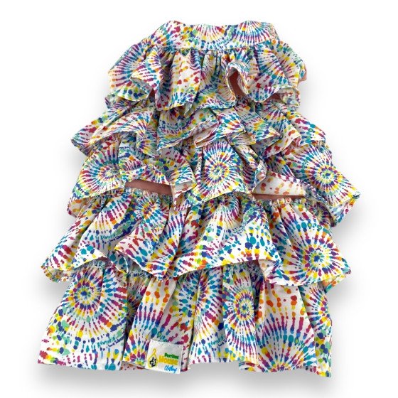 Perritos House Vestido Macarena Arcoiris - Talla 4