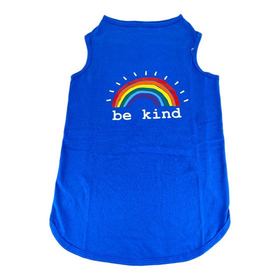 Perritos House Playera Be Kind Azul Talla - 5