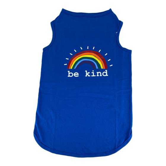 Perritos House Playera Be Kind Azul Talla - 8