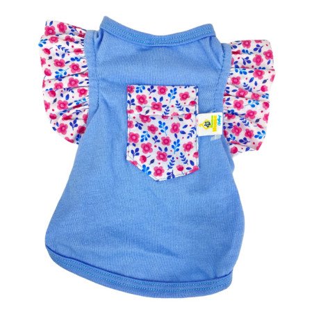 Perritos House Playera Liz Azul - Talla 1