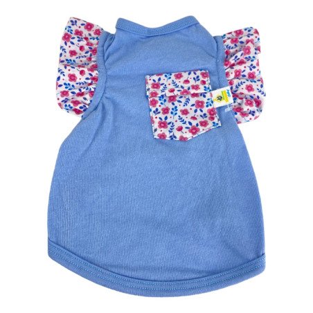 Perritos House Playera Liz Azul - Talla 2