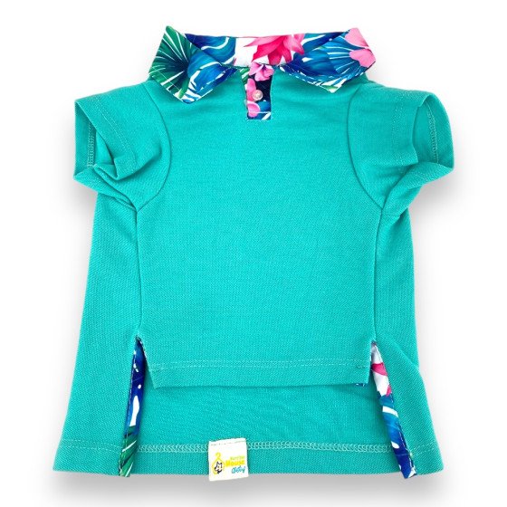 Perritos House Polo Bora Aqua - Talla 3