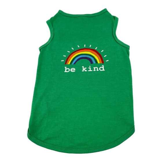 Perritos House - Playera Be Kind Verde