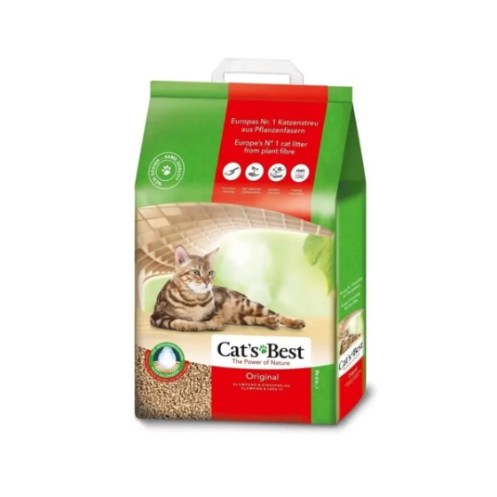 Arena para Gato Cat's Best Biodegradable 2.1 Kg. (5 Lts.)