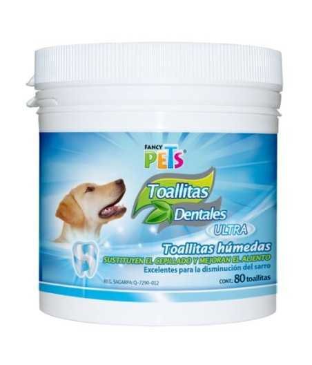 Toallitas Dentales (80 Piezas), Fancy Pets