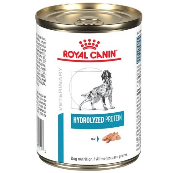12 Latas Royal Canin Vet Hydrolyzed protein 385 Gr.
