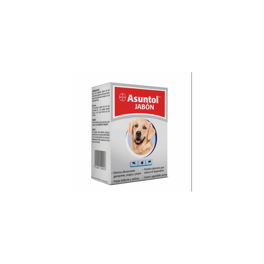 Asuntol, Jabón Antipulgas 100 Mg., Elanco