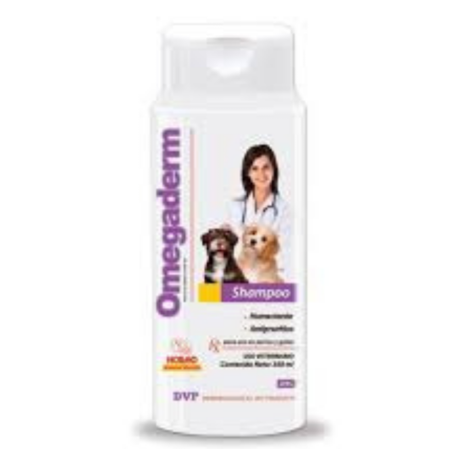 Omegaderm, Shampoo Humectante y Antiprurítico 350 Ml., Holland